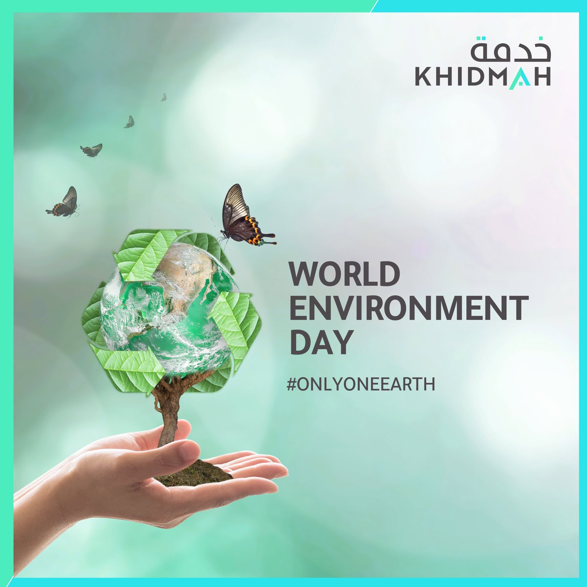 In honor of World Environment Day, we encourage you to reduce, reuse and recycle your recyclable items. 

If you can't reuse it, refuse it. Share your favorite initiative moments with us – photos and stories – and the whole global community and tag us @khidmahFM 
#OnlyOneEarth