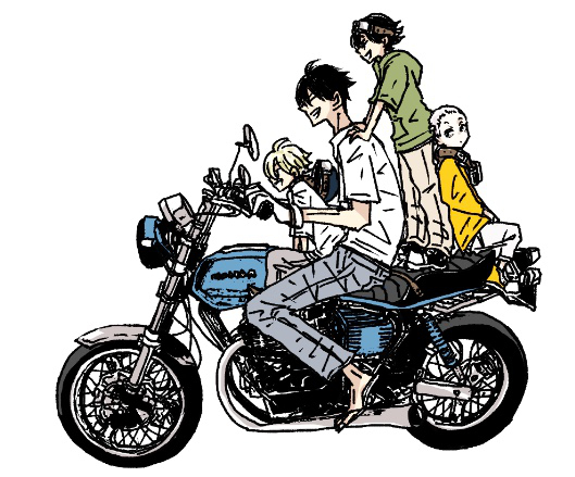 「金髪 バイク」のTwitter画像/イラスト(新着)｜3ページ目
