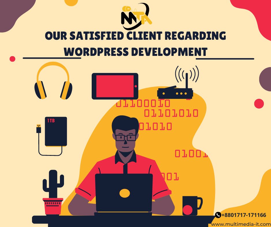 multimediaitbd's tweet image. We will continue to refine our quality, expand our capabilities, increase our efficiency, and elevate the superior level of customer service we now provide to heighten the standard of excellence we have set in the industry.
Our happy and satisfied client regarding WordPress.