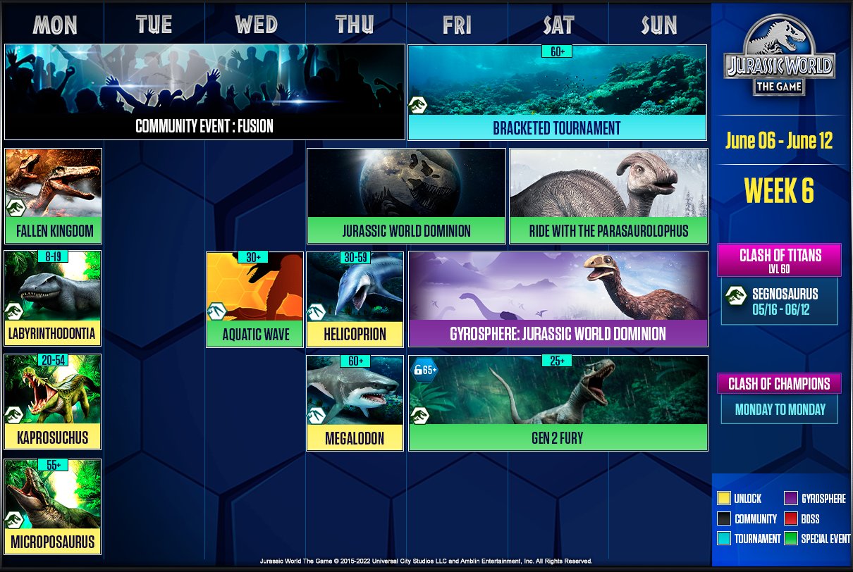 New Clash of Titans event - Jurassic World: The Game