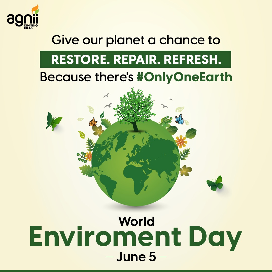 agnii_goi's tweet photo. This #WorldEnvironmentDay, let's pledge to make #Earth a greener &amp; healthier place to live!

#OnlyOneEarth #WorldEnvironmentDay2022 
@investindia @startupindia @PrinSciAdvOff @PrinSciAdvGoI @UNFCCC @UNEP @moefcc @byadavbjp @AshwiniKChoubey https://t.co/mWg29olJmG