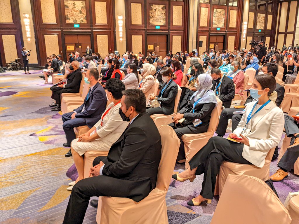 PeterPausk's tweet photo. Kicking off 2nd Asia-Pacific Regional Education Minister's Conference (APREMC II) with 300+ participants from across Asia and the Pacific  #APREMC2 
@unescobangkok
@UNICEF_EAPRO @UNICEFROSA  @TransformingEdu #educationrecovery #educationtransformation https://t.co/L2gaZ7JKo5