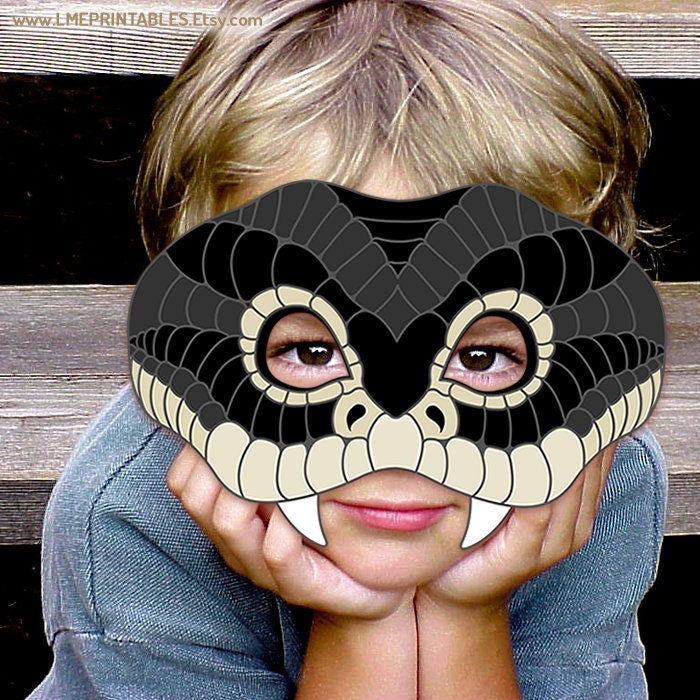 Snake Mask Template