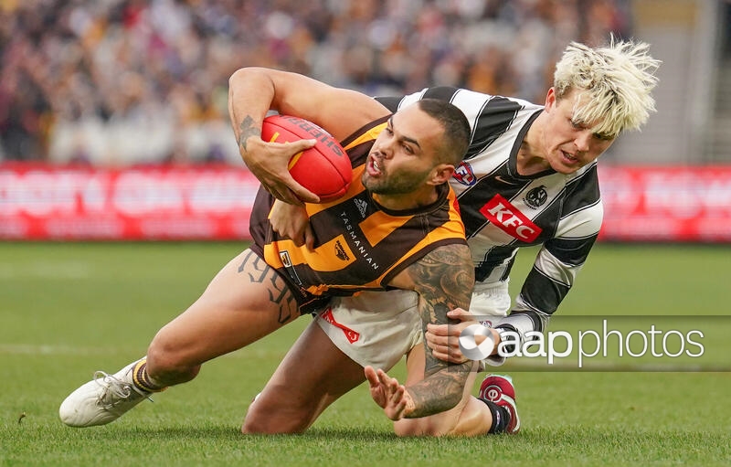 Pix: Afl Hawks Magpies https://t.co/kedlAx2F5z https://t.co/Cvu7zwhEpc