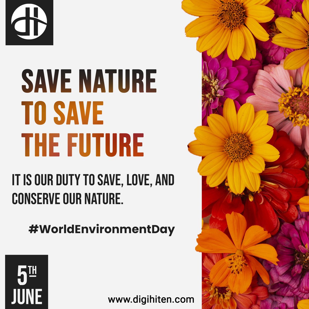digihiten's tweet photo. World Environment Day is a reminder that we must take good care of our surroundings. Let's promise to make our planet greener for us to enjoy life. #WorldEnvironmentDay  #nature  #life  #PlanetEarth   #EnvironmentDay #WorldEnvironmentDay2022    #SaveLife  #environment https://t.co/2RNTqxl44J