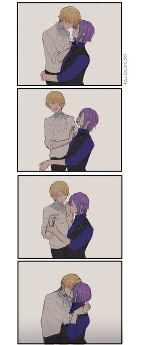 ちゅーするまで四コマかかるルツ🎈🌟 