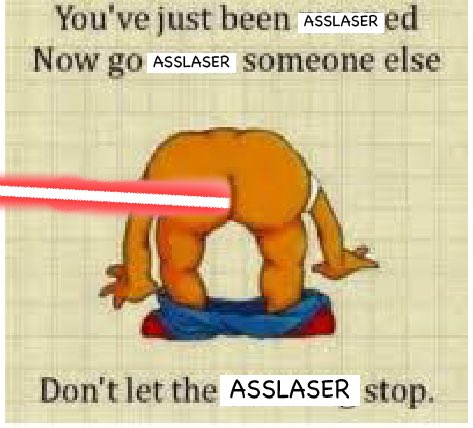 asslasers tweet picture
