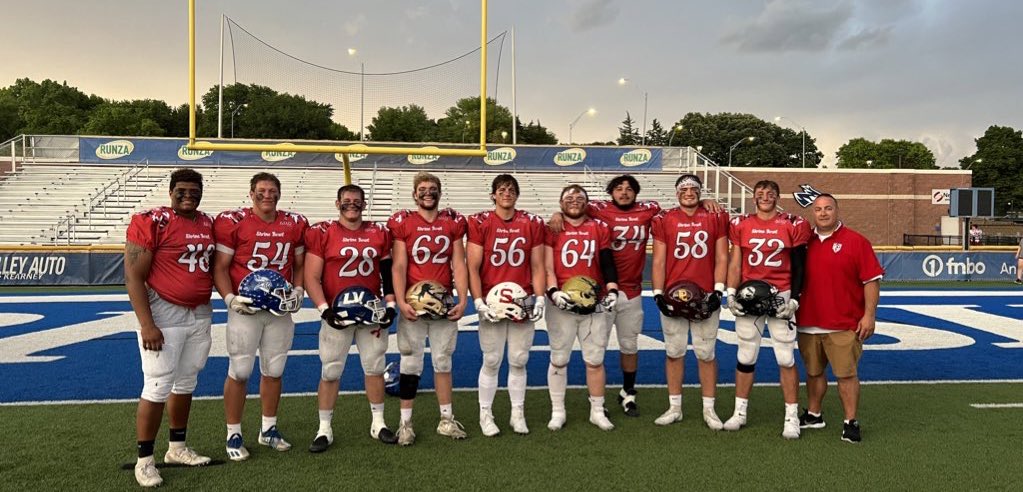 Had an amazing opportunity this week to work with so many talented 🏈 players and great young men. Thank you for sharing your talents for a greater cause and preparing/playing at such a high level. I wish you guys all the best! 

(Not pictured-Ryan Kearney-Creighton Prep)

#NSB64