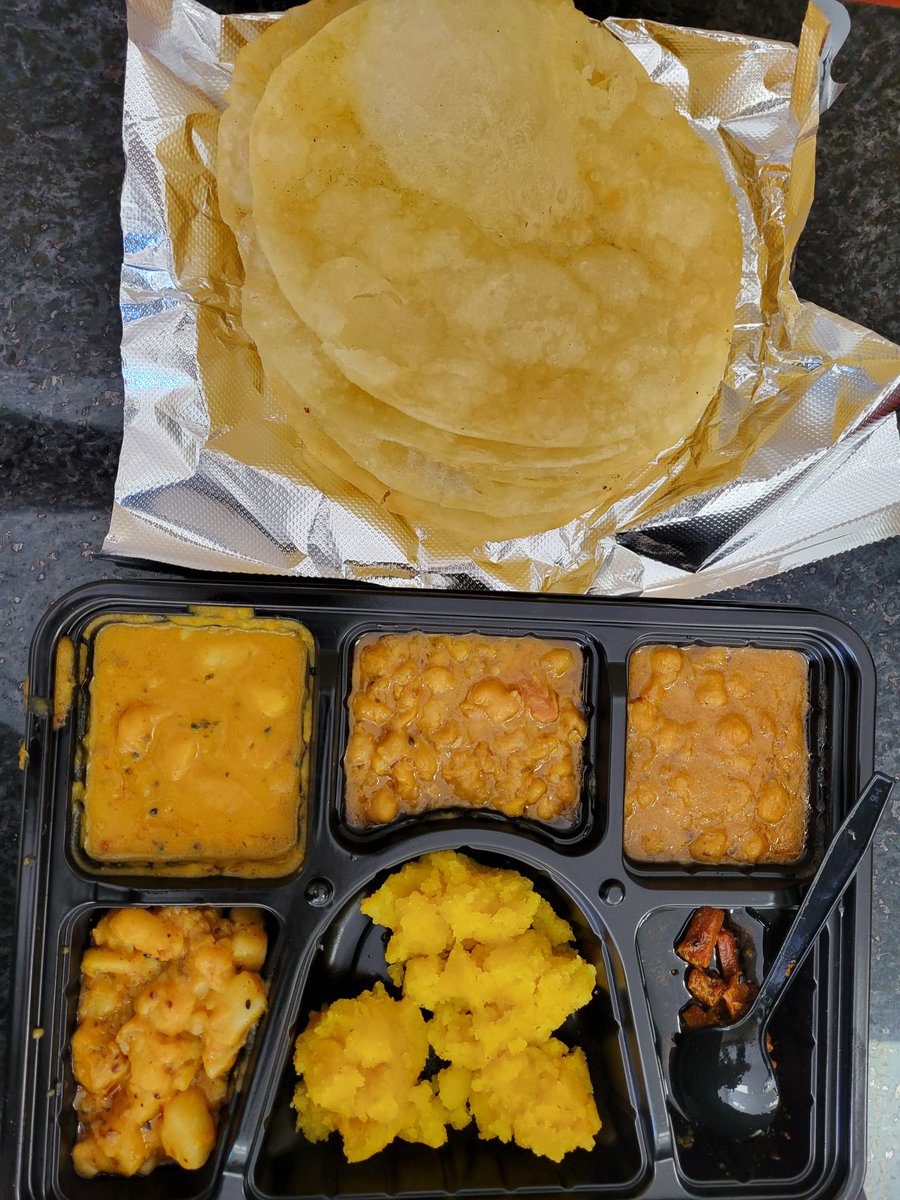 MithaasSweets's tweet photo. Halwa Puri Promo **$8.99** 
(Reg. $11.99) https://t.co/N89HF2C2Sf