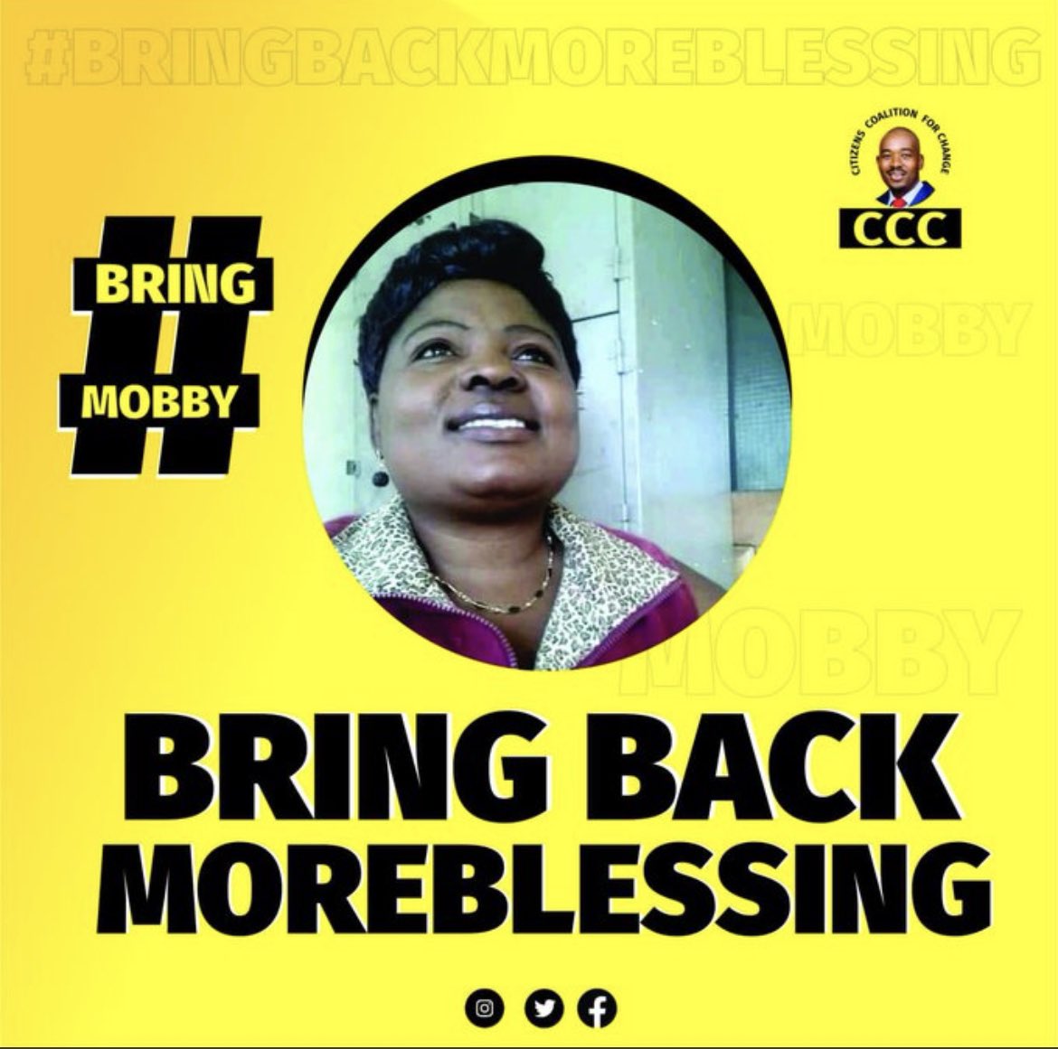 advocatemahere's tweet photo. 🟡DAY 12 - WHERE IS SHE? 

Enforced disappearances have no place in a constitutional democracy.
#BringBackMoreblessing https://t.co/JGFmkoPrJ7