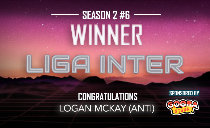 ligainter_'s tweet photo. @LoganCMckay (Anti) won LIGA INTER #6 - Season 2 this Saturday. Congratulations!

Thanks to everyone who participated!
See you next week at #ligainter https://t.co/kalqIFviG9