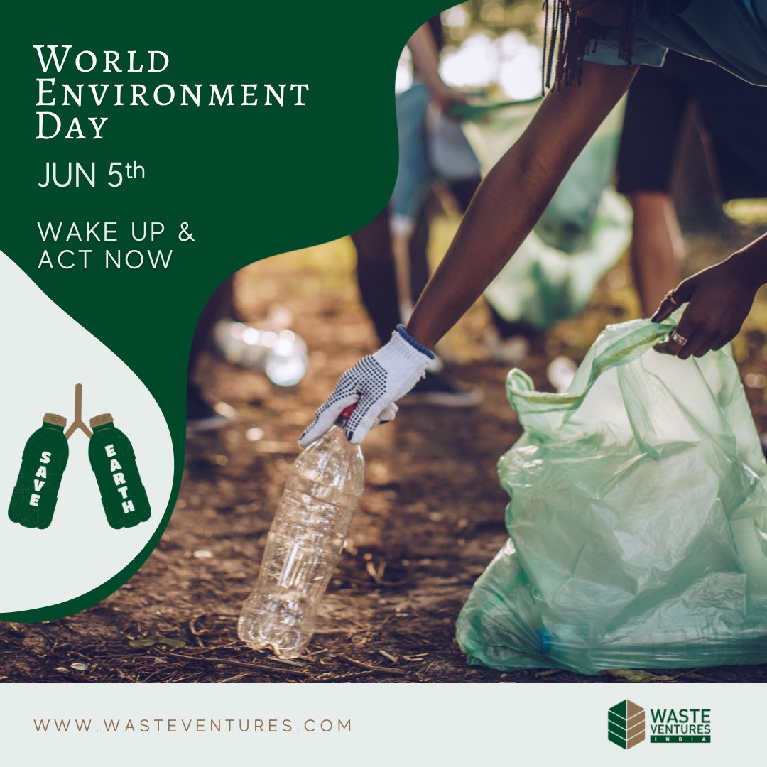 WasteVentures's tweet photo. 5th June 🌎 #world #environment #day But this day shouldn’t be forgotten and must be practiced everyday. #savetheplanet🌍 #noplastic #plasticpollution #waste #wastemanagement #wastepickers #sunday #india #hyderabad #telangana #instagood #instagram #greenday #wasteventuresindia https://t.co/1AgOPVvd4V