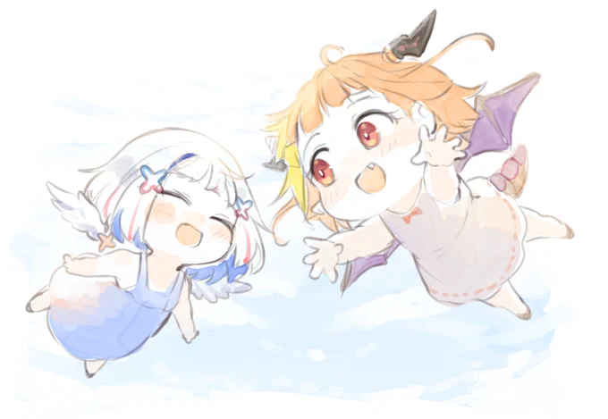 お空のお散歩

#みかじ絵 #かなたーと 
