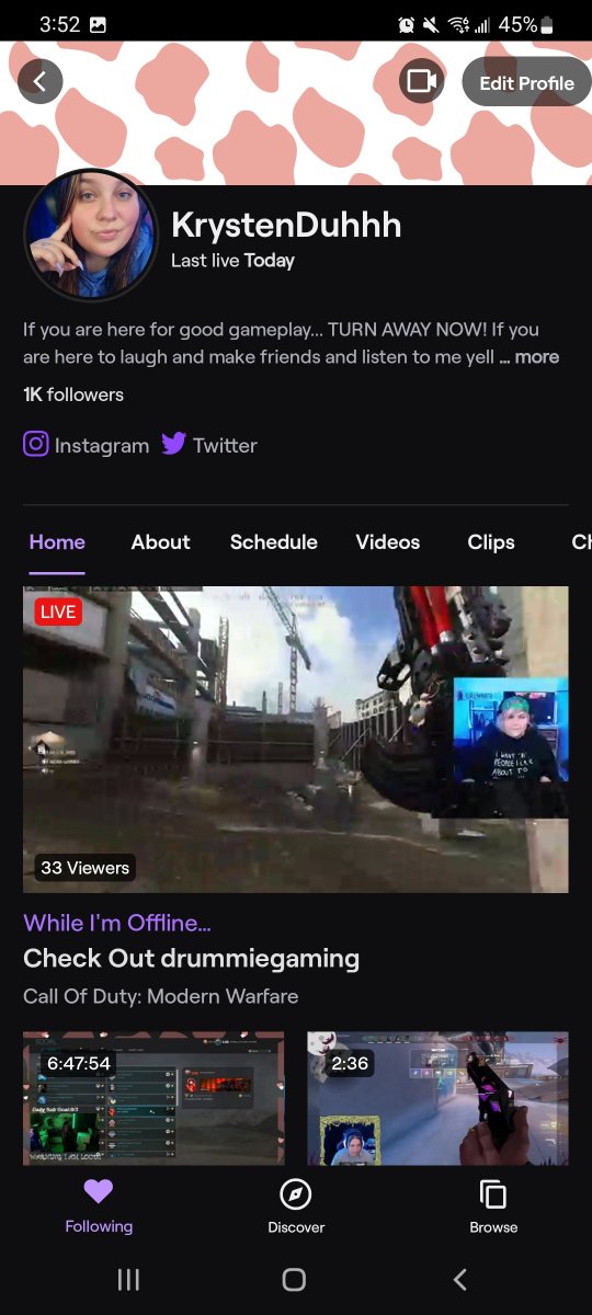 KrystenDuhhh's tweet photo. WE FUCKING DID IT!!!!!! 1,001 ON TWITCH!!!!! I am so grateful for every single person who made this possible for me and who has supported me all through this crazy journey!!! 🍻 HERE IS TOO 1,000 MORE BABYYYY!!!!! #streamer #twitch #gamergirl #grateful #femalegamer #woman https://t.co/j4rQOFvS5Y