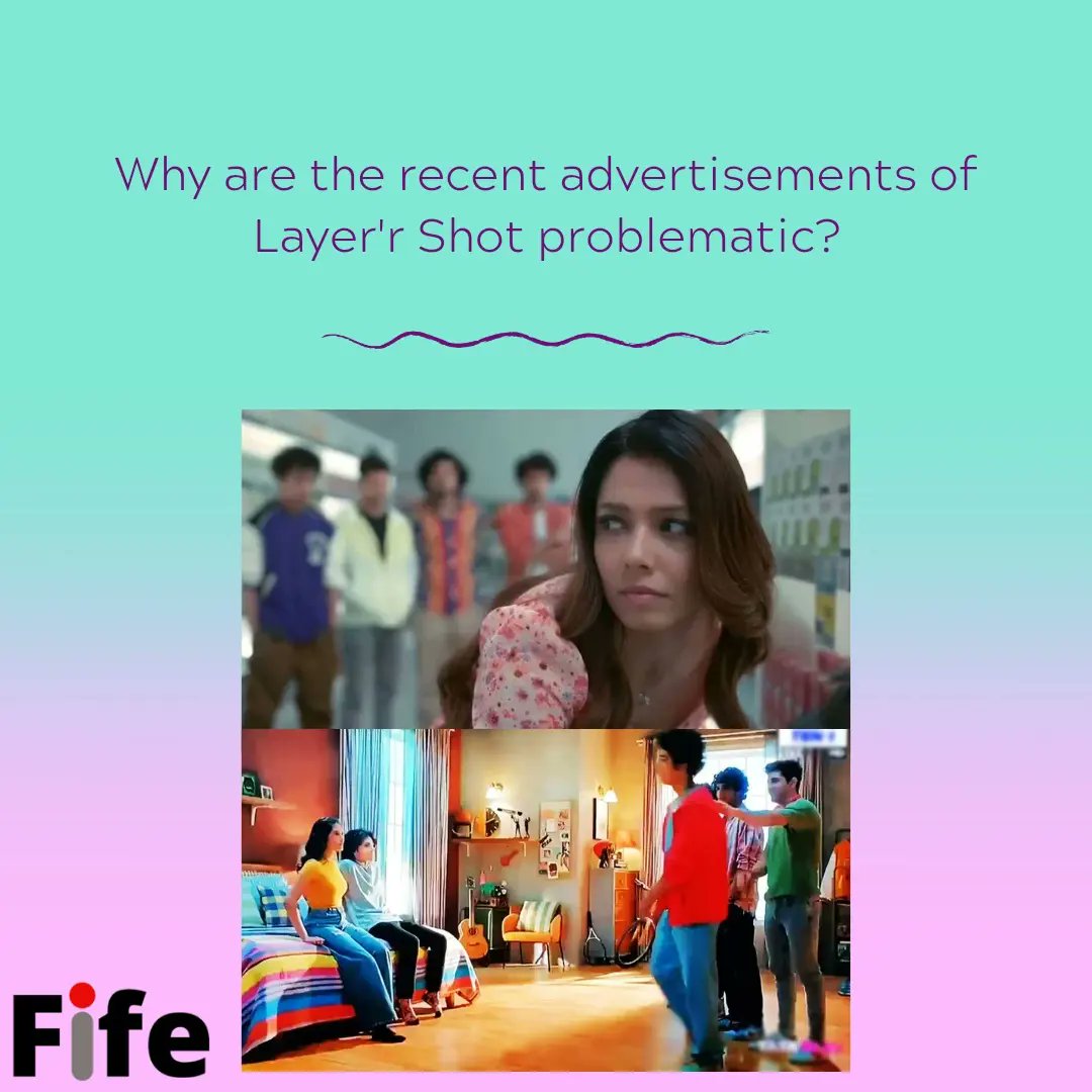 FIFE_Org's tweet photo. What are your views on recent Layer'r Shot Advertisements?
Let us know!
.
.
.
.
.
.
.
#womensrights #diversity #fife #fifespecial #layerrshotad #shotad #advertisement #perfumead #genderequality https://t.co/iWDgXB70vd