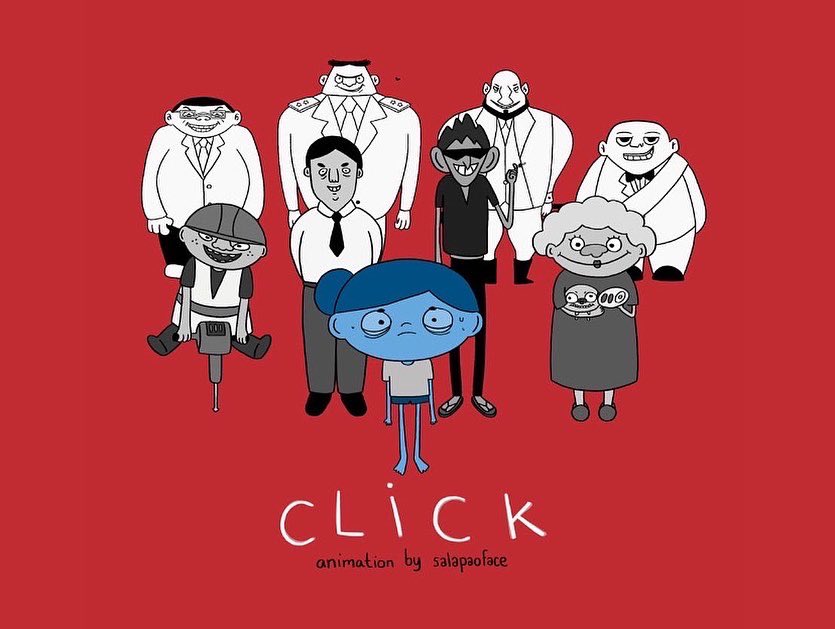 สวัสดีค่าซาลาเปาเองนะคะ ไม่รู้ทุกคนลืมกันไปรึยัง เพราะหนีไปทำธีสิทแรมปีเลย55555555 มาแวะฝากงานค่า จะกลับสู่วงการnftแล้วว งานจบเราชื่อว่า Click เป็น animation เสียดสีสังคมที่เสี่ยงคุกสุดๆ🤣 สามารถรับชมกันได้แล้วตอนนี้นะค้า 🙏🏻  youtube.com/watch?v=8P0feA…