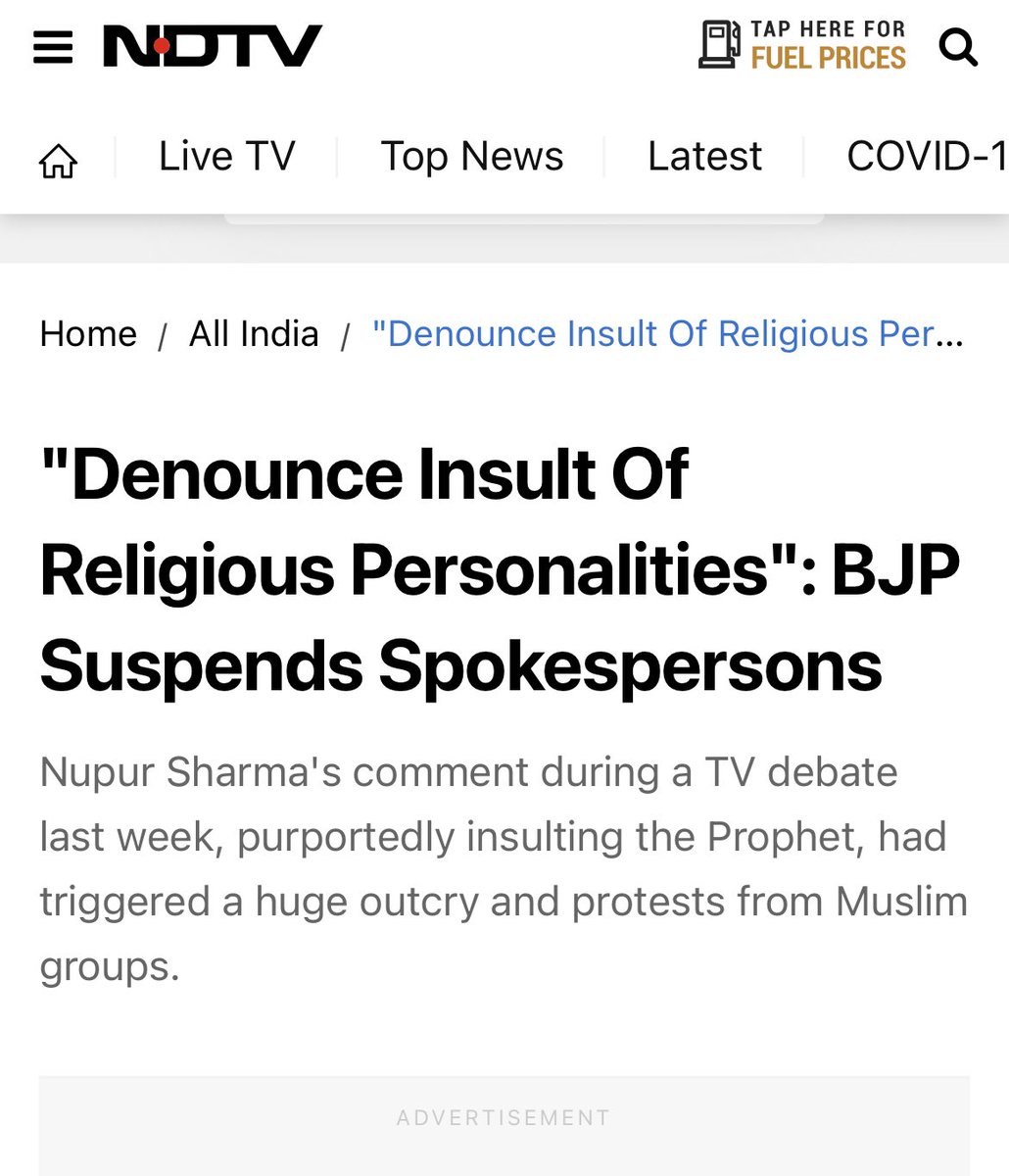 RanaAyyub's tweet photo. THIS IS NOT ENOUGH. 800 Muslims in Uttar Pradesh have been booked under the National Security Act for protesting against the humiliation of Prophet Muhammad. This is a face saving attempt after threats of economic boycott by the Arab World https://t.co/33eLCwUinh