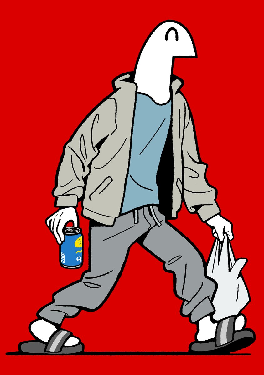 can red background grey pants holding plastic bag solo pants  illustration images