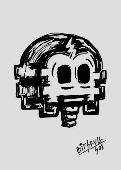 BITSKULL.
My latest #nftart
Available at <a href="/kaleidoscopexcp/">Kaleidoscope XCP</a>

If you buy this, will get subasset : Original sketch BITSKULL HEAD S01.

xchain.io/tx/5e9c06f998b…

#Bitcoin #pepefrog #skullart #NFTCommmunity