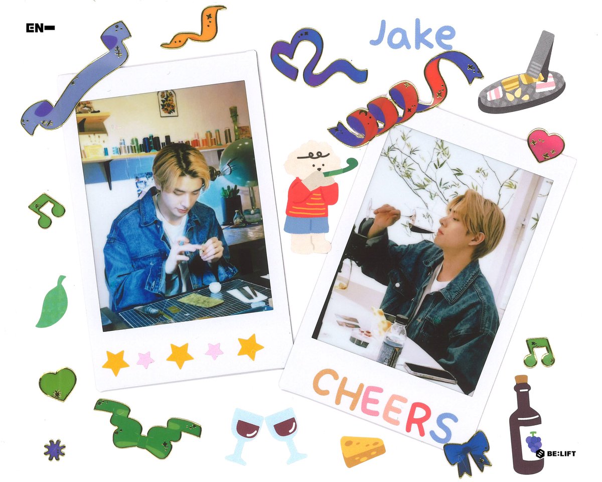 JAEYUNHSIM's tweet photo. The preview of Jake’s second EN-log is here! Quick question for today’s vlog, based on two polaroids attached below, could you guess what am I going to do for one fine day with Jake? Or, you could find out and join the fun here: https://t.co/PEcNr3K02C! 🪡 https://t.co/vs1SCthTkL