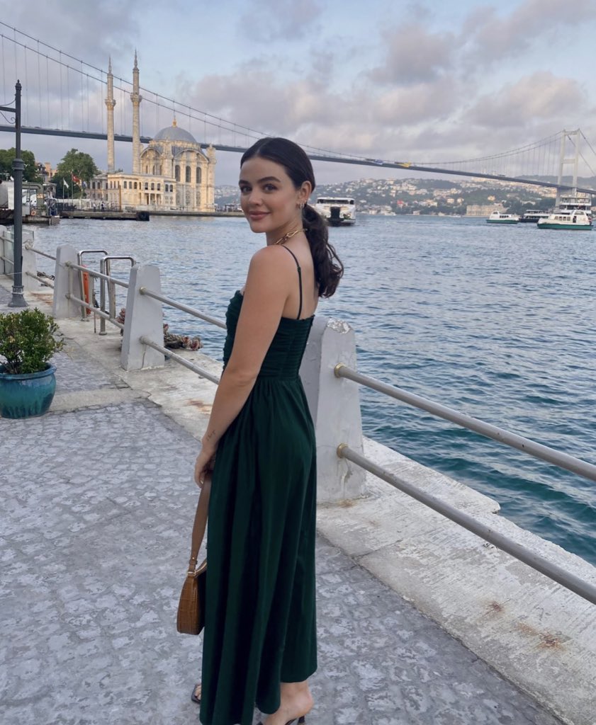 Lucy hale in Istanbul turkey