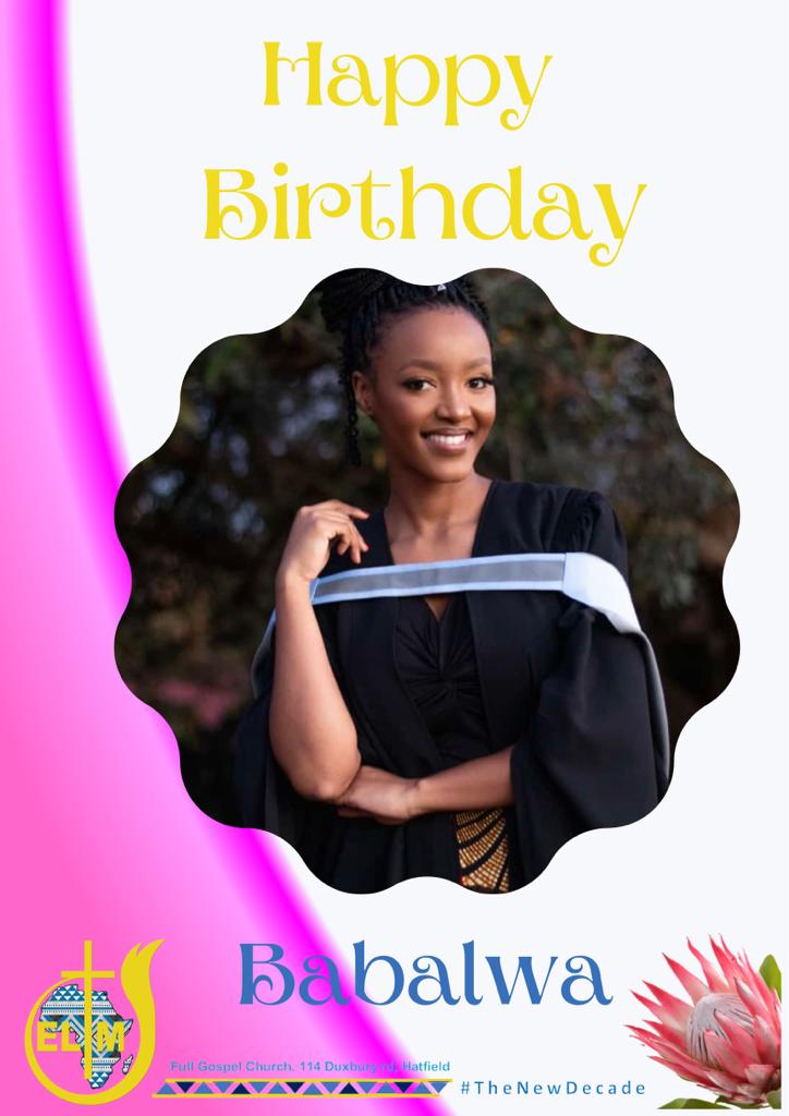 Happy Bday to this golden child of ours, Dr Bango. We pray you a day full of fun, laughter and adventure. May this be a year of great Vision for you! We are proud of you and looking forward how Jesus will use you to greater things than you can think or pray. Be blessed 🍧🥧🍦🍩🪂