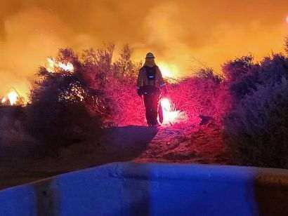 #62FIRE UPDATE- 6/5/22 3:30 a.m- the fire is approximately 60 acres ...