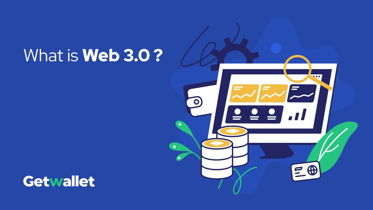 GetwalletApp's tweet photo. Web3 is based on blockchain technology which includes concepts like decentralization and token-based economics. Are you ready for web3? https://t.co/Mf3V0LisLB