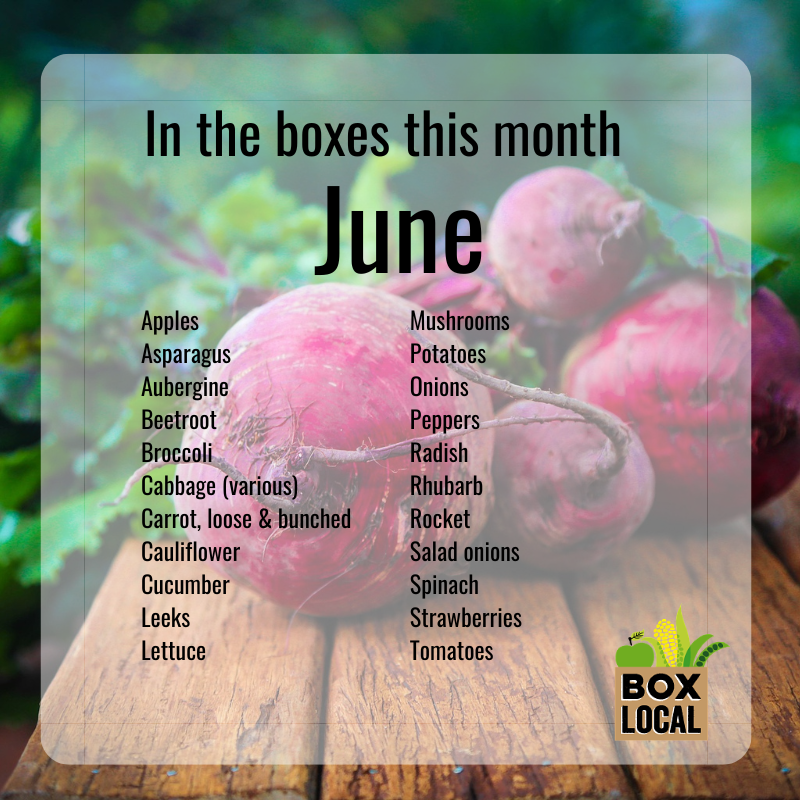 More to celebrate after a lovely bank holiday. What's in the boxes this month... #eatlocal #stalbansfood #harpenden