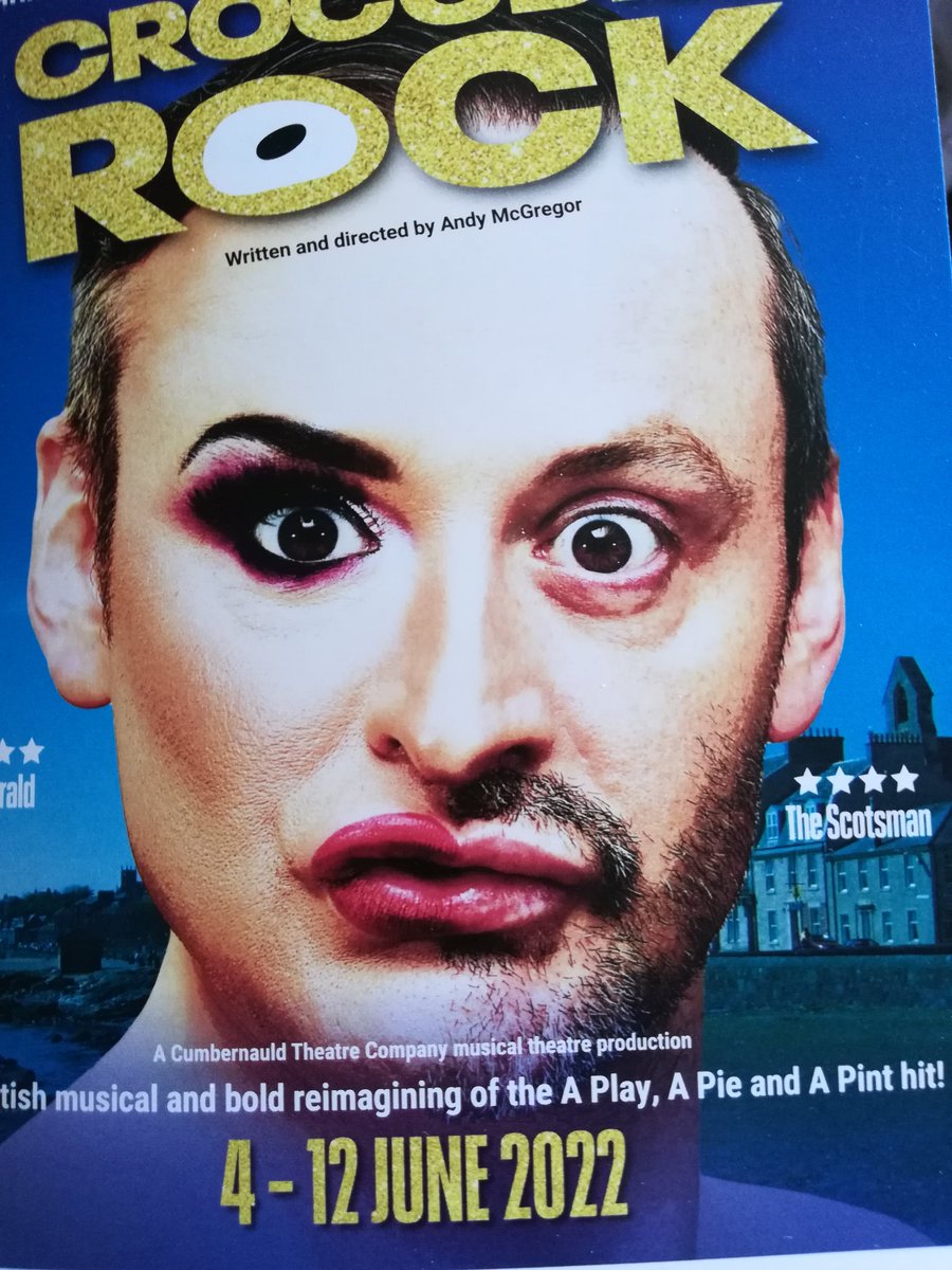 iona_tasker's tweet photo. Went to see #crocodilerock @Darrenbrownlie last night, absolutely brilliant!!!! If you get the chance go and see it https://t.co/6O1VzfoihH