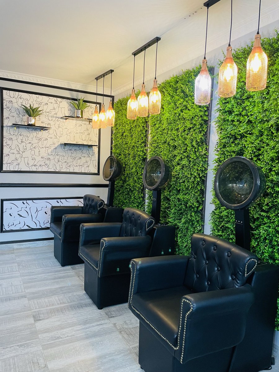 OpulentIntDzine's tweet photo. A bespoke Salon project completed in Lesotho. We absolutely enjoyed working on this project. Call us on 0674017626 / 0826676339 for your exclusive interior design services! #interiordesign #interiordecor #proudlysa #interiordesignSA #furnituredesign https://t.co/QEGDx58yAI