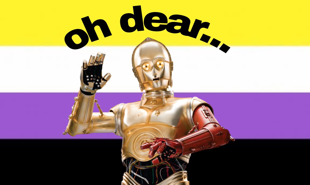 celiuscusk's tweet photo. c3po and r2d2 are such a queer icons https://t.co/CzL0vzosFq