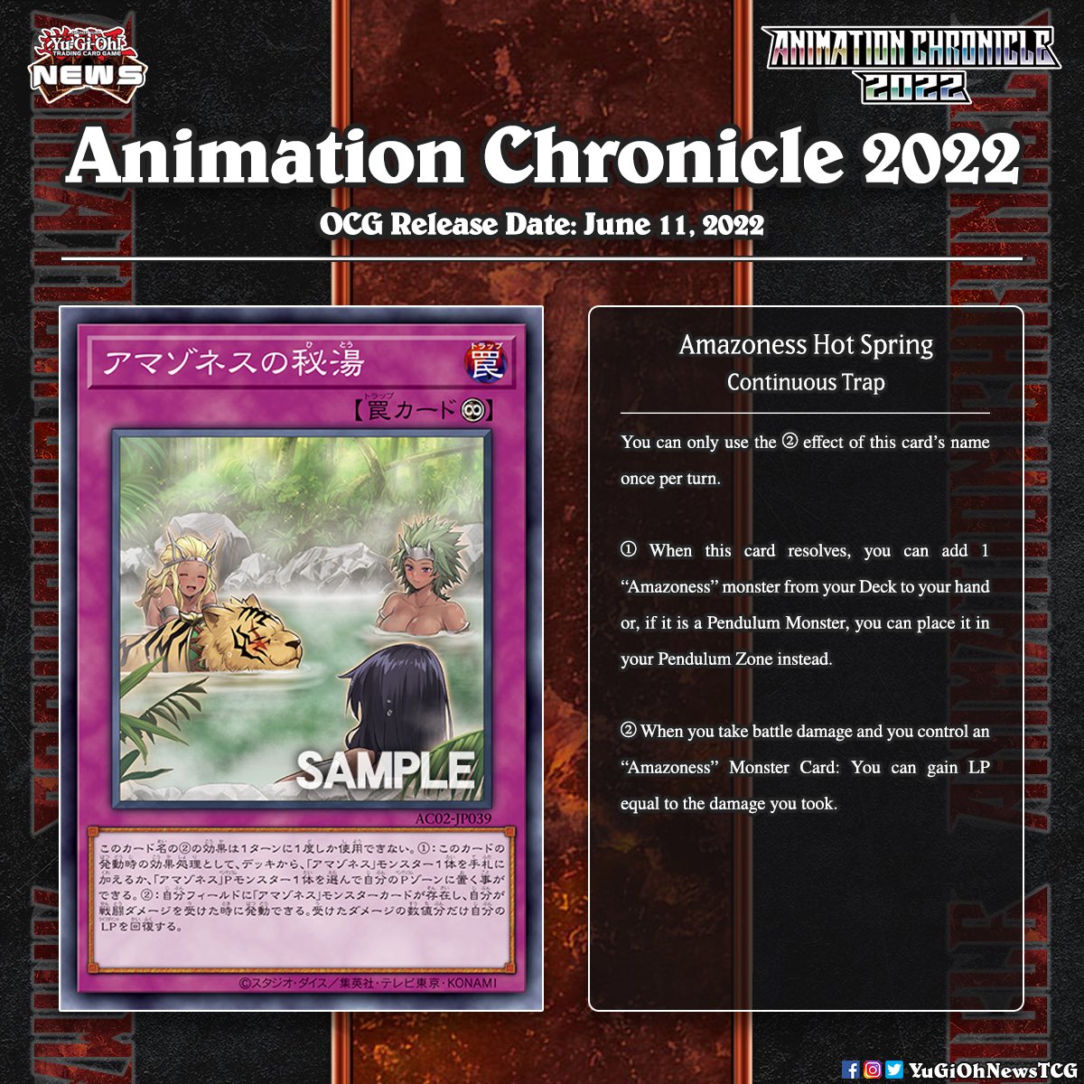 Yugioh News 𝗔𝗻𝗶𝗺𝗮𝘁𝗶𝗼𝗻 𝗖𝗵𝗿𝗼𝗻𝗶𝗰𝗹𝗲 22 The Upcoming Ocg Set Animation Chronicle 22 Will Include Amazoness Cards Used By Grace Tyler Yugioh Arc V Anime Ep 108 Translation Ygorganization 遊戯王 Yugioh Yugioh News 𝗔𝗻𝗶𝗺𝗮𝘁𝗶𝗼𝗻 𝗖𝗵𝗿𝗼𝗻𝗶𝗰𝗹𝗲 22 The Upcoming Ocg Set Animation Chronicle 22 Will Include Amazoness Cards Used By Grace Tyler Yugioh Arc V Anime Ep 108 Translation Ygorganization 遊戯王 Yugioh