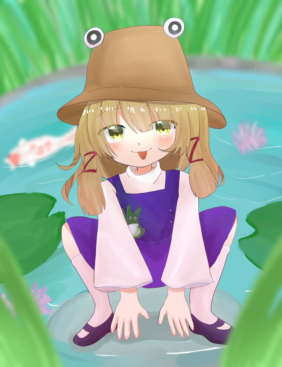 damaya_a_a's tweet photo. 洩矢諏訪子
#洩矢諏訪子 #東方project #絵柄が好みって人にフォローされたい https://t.co/BxjMGCxw24