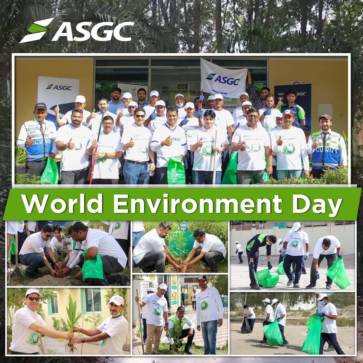 ASGCUAE's tweet image. ASGC celebrates #WorldEnvironmentDay and is supporting the theme of 2022 #OnlyOneEarth by organizing planting, clean-up and educational campaigns across the entire organization. 

#ASGCGroup #WorldEnvironmentDay #OnlyOneEarth #SaveEarth #PlantTrees #ExpectMore