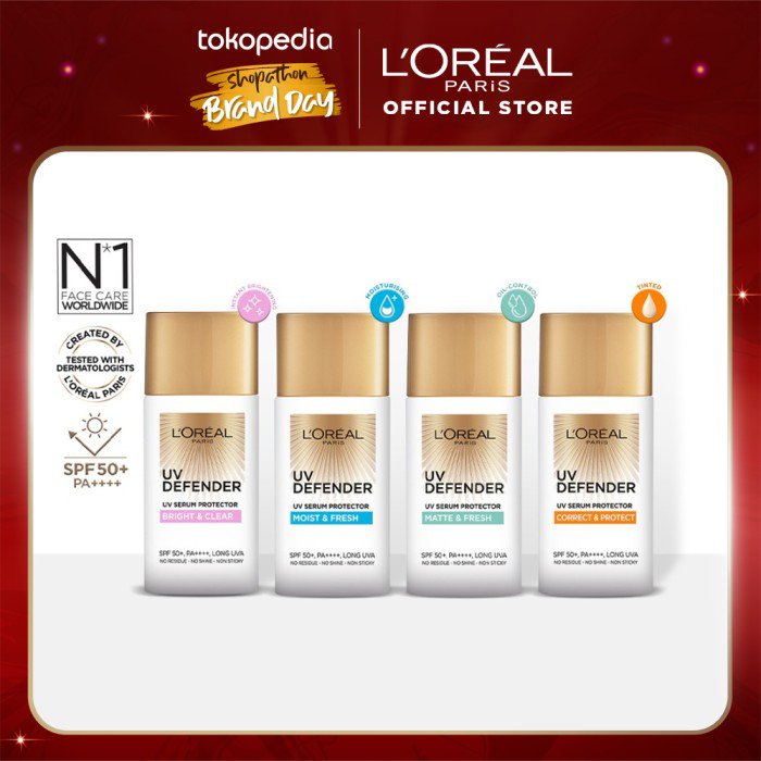 mbahgatotns's tweet image. #uvprotector Coba cek ini, deh: "L'Oreal Paris UV Defender UV Protector SPF50+ / PA++++ - Matte &amp;amp; Fresh" Rp96.873 di toko L&amp;amp;#39;Oreal Paris Official Store Tokopedia. Bisa bebas ongkir, lho.
tokopedia.link/3jdmeqBTBqb