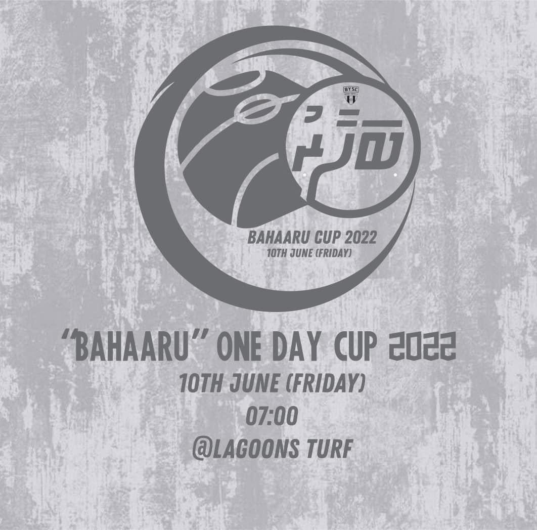 BYSCmv's tweet photo. ⚽️  𝗕𝗬𝗦𝗖 ”𝗕𝗔𝗛𝗔𝗔𝗥𝗨” 𝗢𝗻𝗲 𝗗𝗮𝘆 𝗖𝘂𝗽 𝟮𝟬𝟮𝟮

🗓 𝟷𝟶𝚝𝚑 𝙹𝚞𝚗𝚎 𝟸𝟶𝟸𝟸 (𝙵𝚛𝚒𝚍𝚊𝚢)
⏰ 𝟶𝟼:𝟹𝟶 𝙰𝙼
�� 𝙻𝚊𝚐𝚘𝚘𝚗𝚜 𝚃𝚞𝚛𝚏 (𝙸𝚗𝚏𝚛𝚘𝚗𝚝 𝙾𝚏 𝙼𝚊𝚏𝚊𝚗𝚗𝚞 𝚅𝚒𝚕𝚒𝚏𝚞𝚕𝚞𝚜)

#bahaaruonedaycup #byscevent https://t.co/FSOJ9prNmM