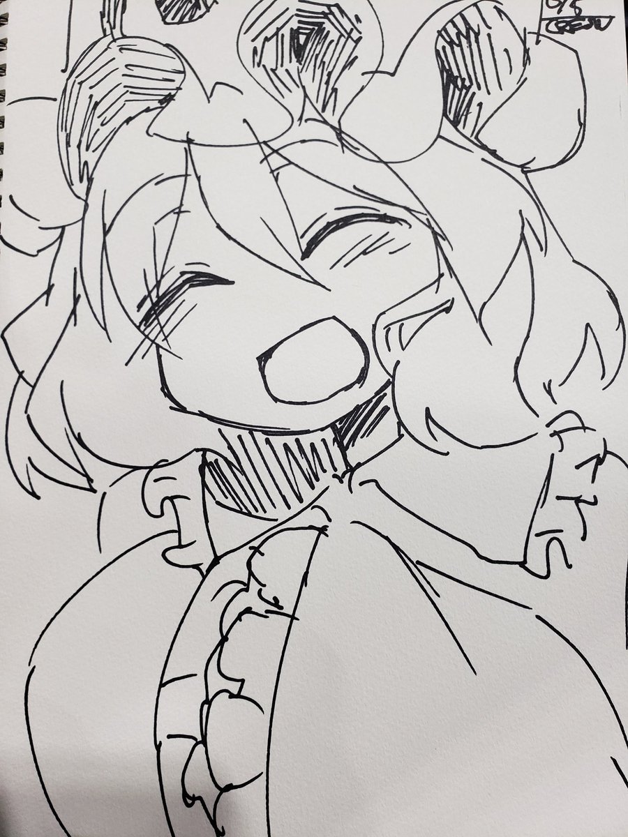 名華祭で描かせていただいたスケブ 