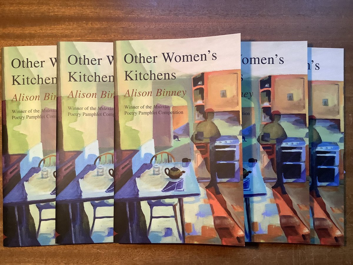 AEBinney's tweet photo. For anyone looking to read some poetry by LGBTQ+ writers during #Pride month, check out my @Mslexia prize-winning pamphlet ‘Other Women’s Kitchens’, published by @SerenBooks, for poems about coming out and coming of age as a lesbian 🏳️‍🌈 #lesbianvisibility https://t.co/piNHqEwKdm https://t.co/yAkXGgBHG3