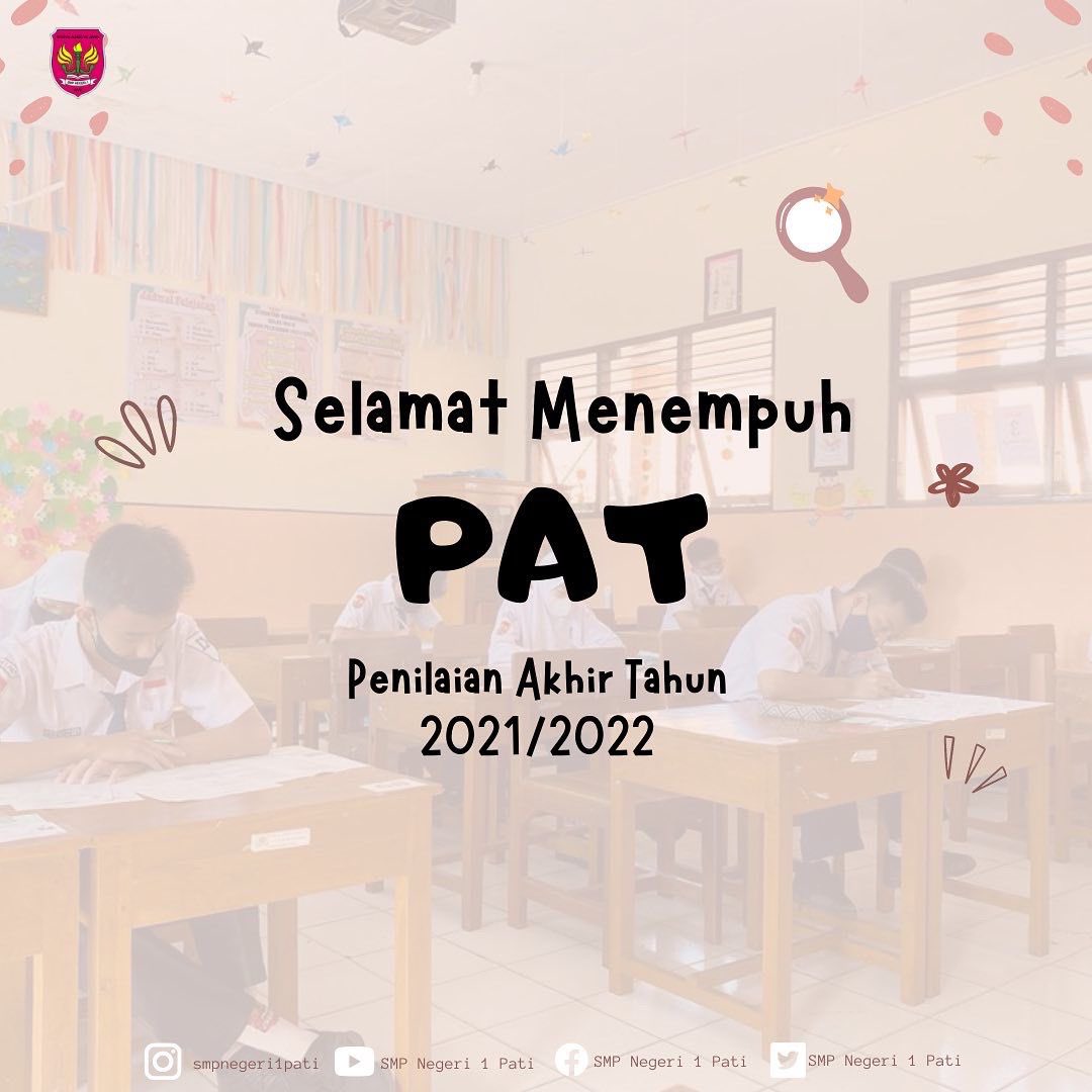 SMPNegeri1Pati's tweet photo. Counting down 📝 https://t.co/enfvW6ABKz