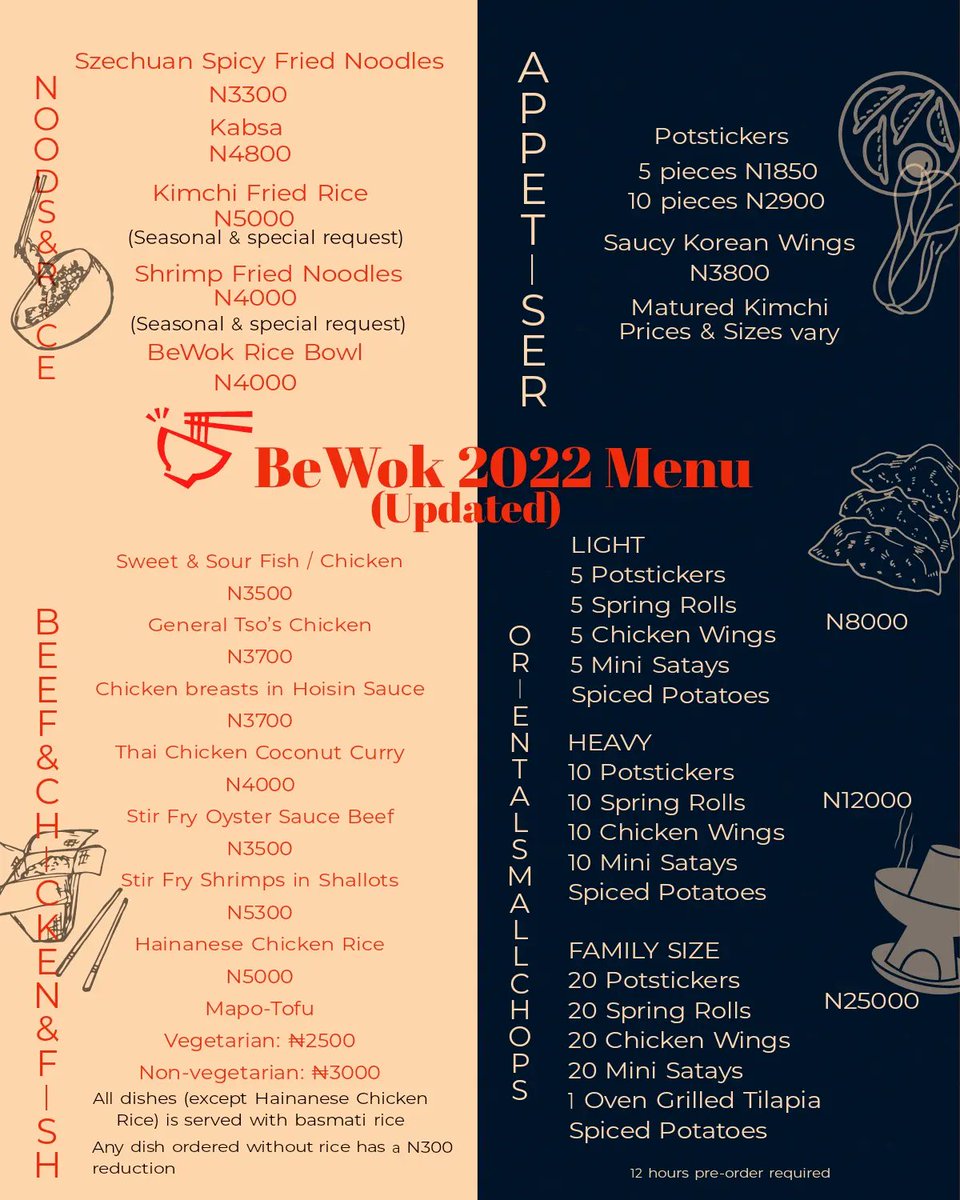 bewokasiankd's tweet image. Our 3 bestsellers!
Szechuan Fried Noodles: ₦3300
General Tso’s Chicken w/rice: ₦3700
Chicken breasts in Hoisin Sauce w/rice: ₦3700
We are taking orders for lunch and dinner.

📍 Kaduna

Please retweet 🤗