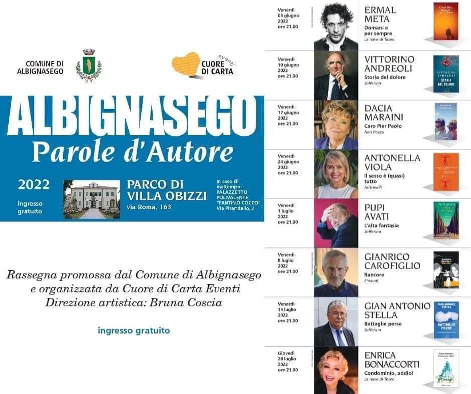 AntoFra83's tweet image. Inizia col botto 💣 💥 la rassegna #Paroledautore quest’anno ad #Albignasego. Primo illustre ospite è @MetaErmal che presenta il suo primo romanzo “Domani e per sempre” edito da @lanavediteseoed Un artista emozionante una serata memorabile 😍♥️🤩🥰🔝