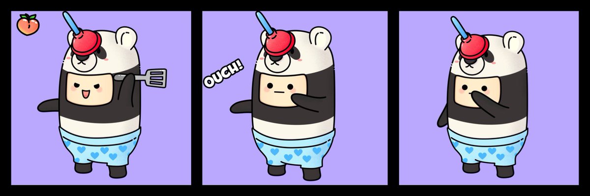 atheenas's tweet photo. My @PlanktoonsNFT are animated now! 🥰 So spatula flipping cute! #planktoons #nftcollector https://t.co/LpWuEq8YEk