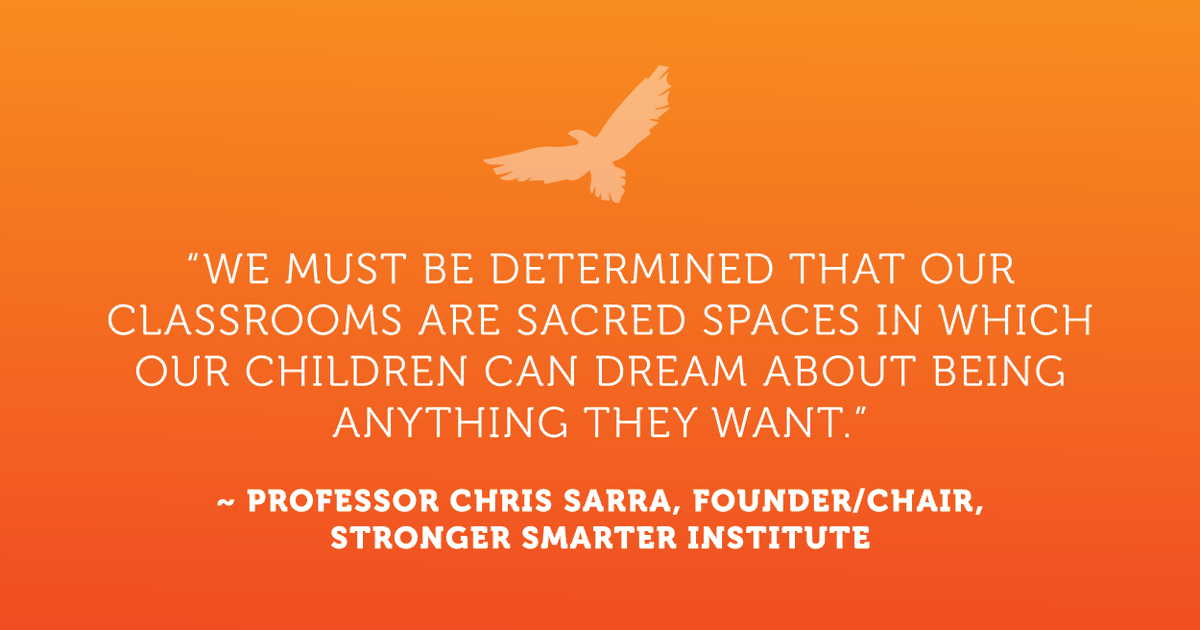 StrongerSmarter's tweet photo. The #StrongerSmarterApproach (SSA) is a transformational process which shows that all students can be both strong in their identity & smart in the classroom.
You, too, can become well versed in the SSA & see your students soar 🦅
Meet us in Sydney, June 21 https://t.co/q74JzARYr1 https://t.co/WrFiOz2EiJ