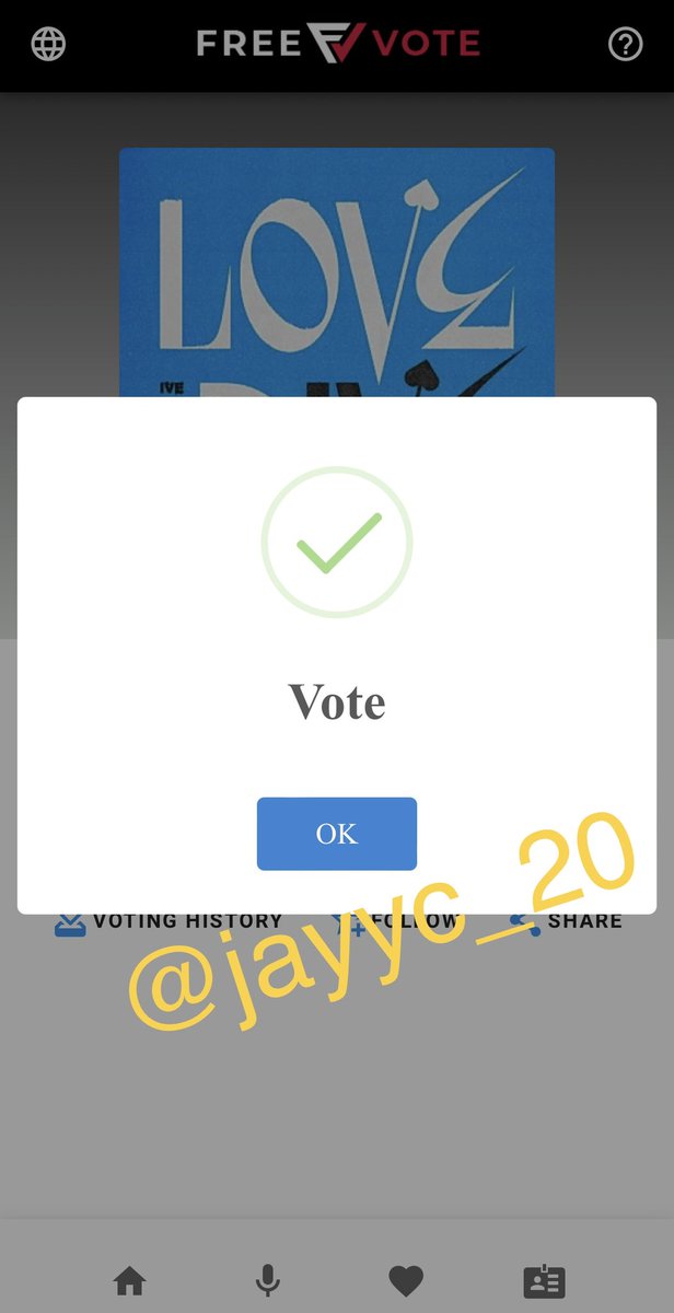 jayyc_20's tweet photo. Voted for IVE ✅
#DIVExGLASSY https://t.co/oG4rdwdF0k