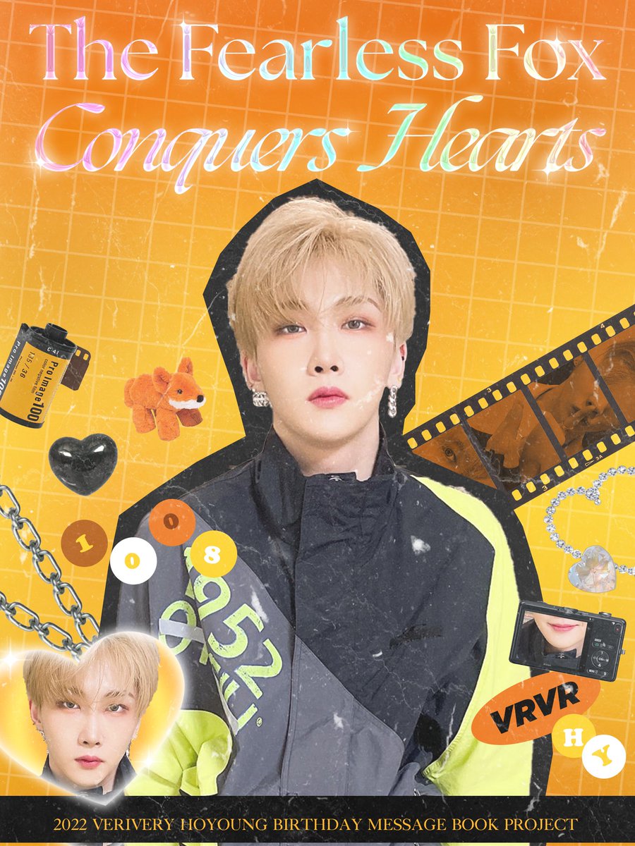 "𝕿𝖍𝖊 𝕱𝖊𝖆𝖗𝖑𝖊𝖘𝖘 𝕱𝖔𝖝 𝕮𝖔𝖓𝖖𝖚𝖊𝖗𝖘 𝕳𝖊𝖆𝖗𝖙𝖘"

2022 Verivery Hoyoung Birthday Message Book Project

please participate and send your messages in the below form!
form: docs.google.com/forms/d/e/1FAI…

Deadline: July 30th 2022 10PM KST

contents explained in tweet below