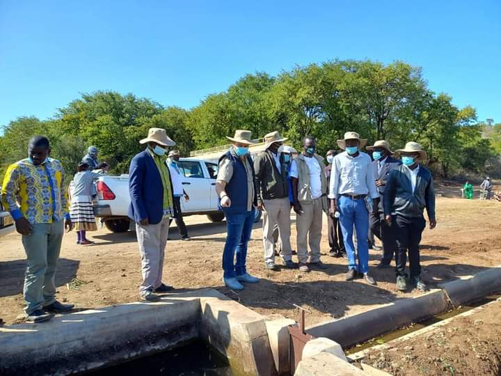 Deputy Minister Honourable V.P Haritatos Commissions Sebasa and Guyu irrigation Schemes in Matebeleland South. #ZimAgricRising <a href="/GlobalFarmersC1/">Global Farmers Connect🌍</a> <a href="/EmmanuelMarume5/">Emmanuel Marume</a> <a href="/farm_value/">Green Value farm</a> <a href="/basera_john/">John Basera</a> <a href="/agribusiness110/">agribusiness1.</a> <a href="/MoLAFWRD_Zim/">MinofLands,Agric,Fisheries,Water&Rural Development</a> <a href="/bidzabidza1/">passionate farmer</a> <a href="/KakaSilas/">Silas🐏🐖🐂🌾🍉🥕</a> <a href="/VulindlelaNdab2/">Vulindlela Ndabandaba</a> @Charega1