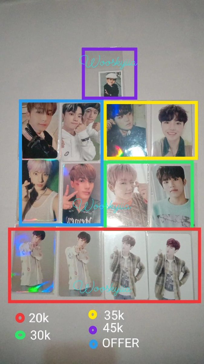sun_kstuff's tweet photo. HELP RT 
WTS PC TREASURE , THE BOYZ 
🟪 : 45k
🟦 : offer 
🟨 : 35k
🟩 : 30k 
🟥 : 20k
Pc asahi : 20k 
📍Bukit tinggi,sumbar 
❌ packing 
tagg wts wtb wtt theboyz treasure asahi doyoung jaehyuk jihoon junkyu mashiho yoshi haruto hyunsuk yedam jungwoo junghwan https://t.co/8VHEnCDxUx