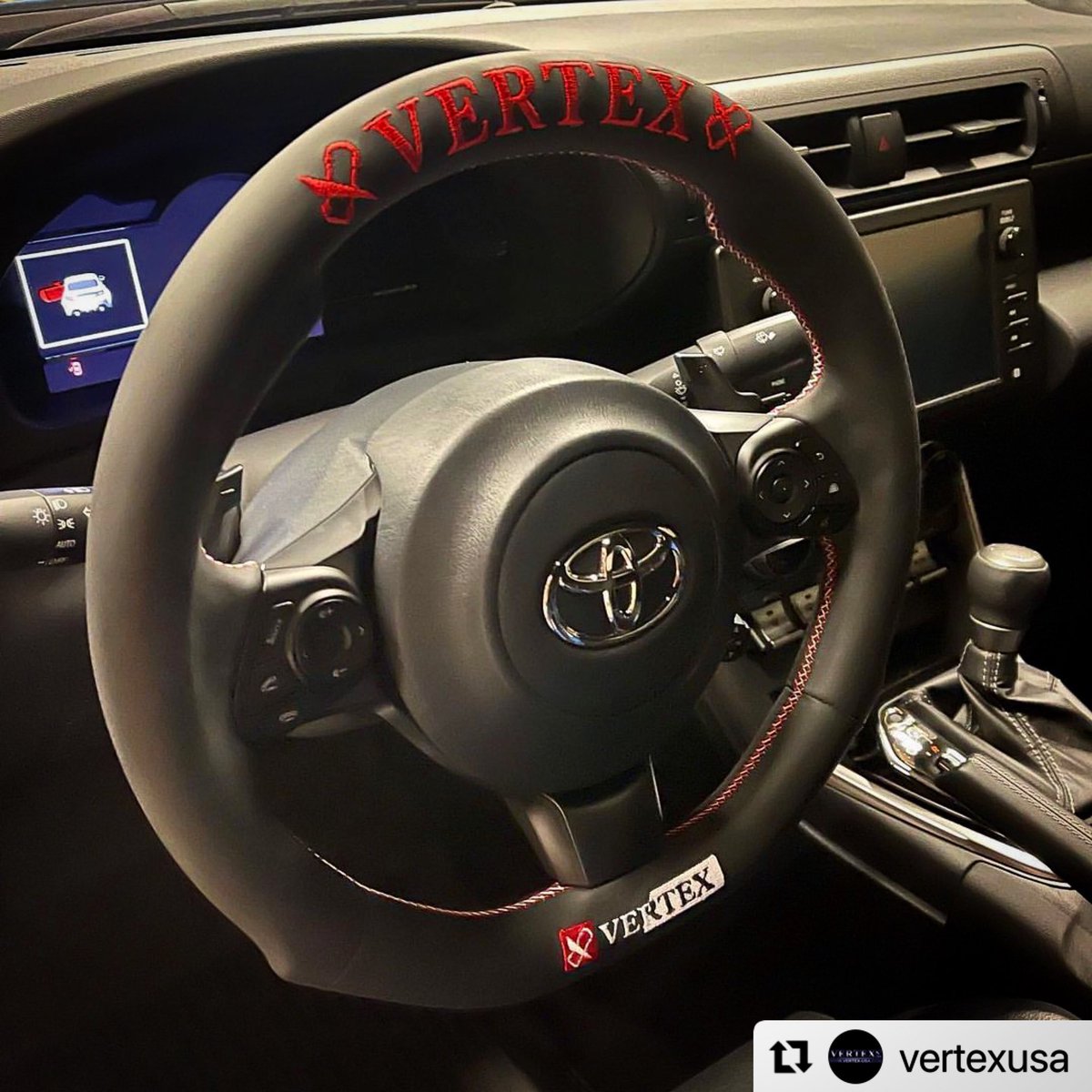 VERTEXSPY's tweet photo. VERTEX STEERING
GR86 & BRZ専用モデル
早くもアメリカでインストール‼️
#vertex #vertexsteering #gr86 #zn8 #brz #steering https://t.co/GBfJPtIamZ