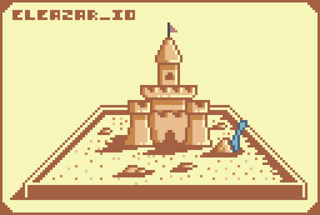 EleazarIo_'s tweet photo. #Sandbox - Sand Castle
for @Pixel_Dailies
 
Canvas size: 128 x 86
#pixel_dailies #pixelart https://t.co/mv9NjMOuPz